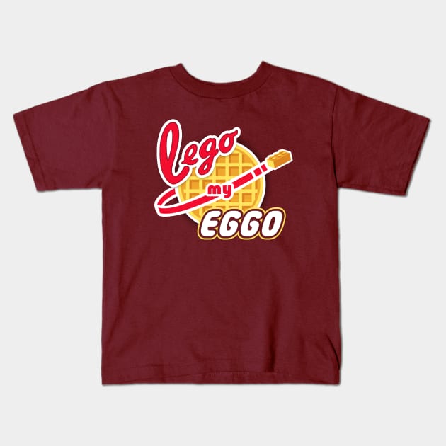 Lego My Eggo Kids T-Shirt by TheHookshot